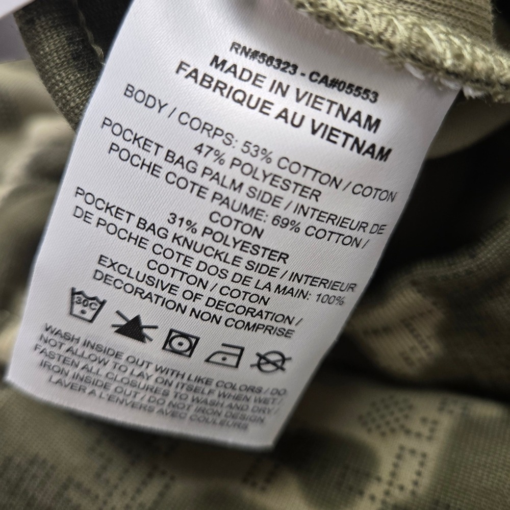 Nike Tech Fleece Mens Small Camo Sweatpants‎ Olive Green Digital Camo II1324-276 - Picture 9 of 15